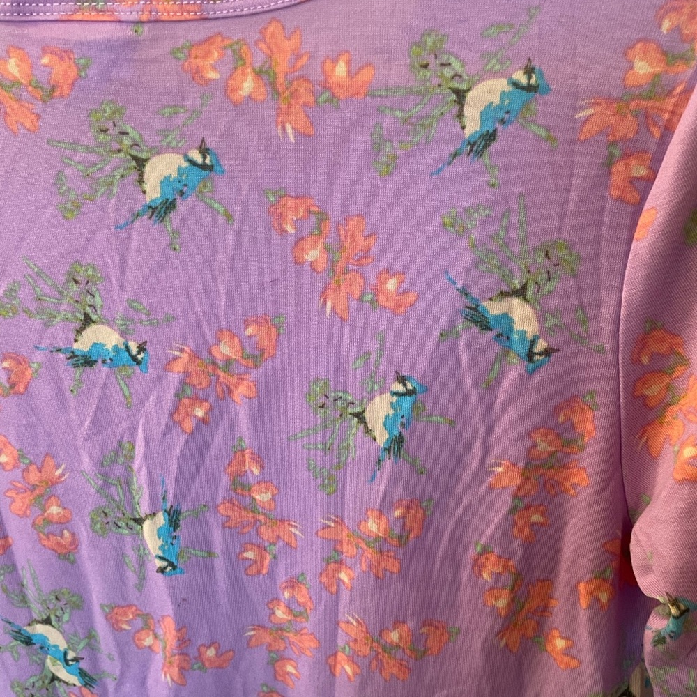 Size M LuLaRoe Julia dress